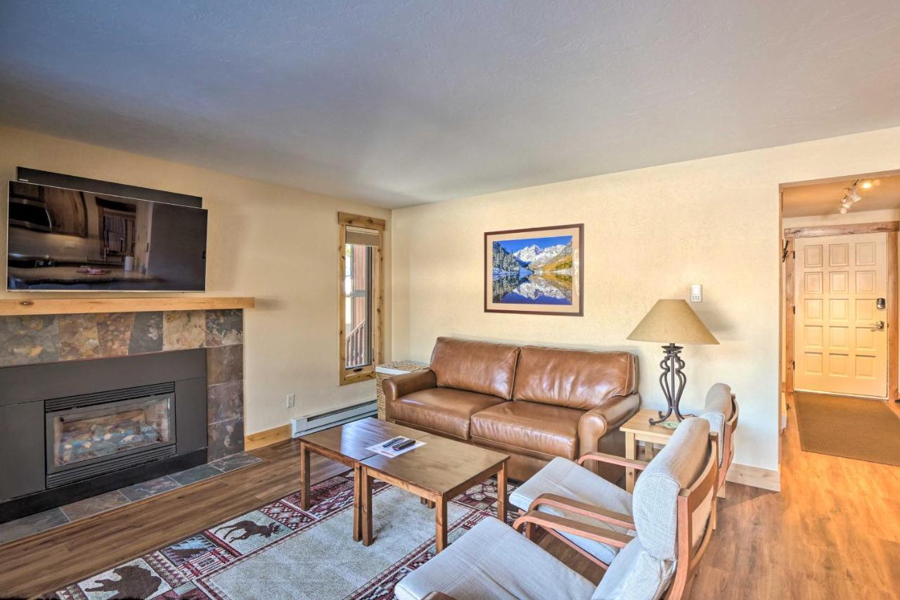 Ski-In Breck Condo Walk To Shops And Restaurants! Breckenridge Bagian luar foto